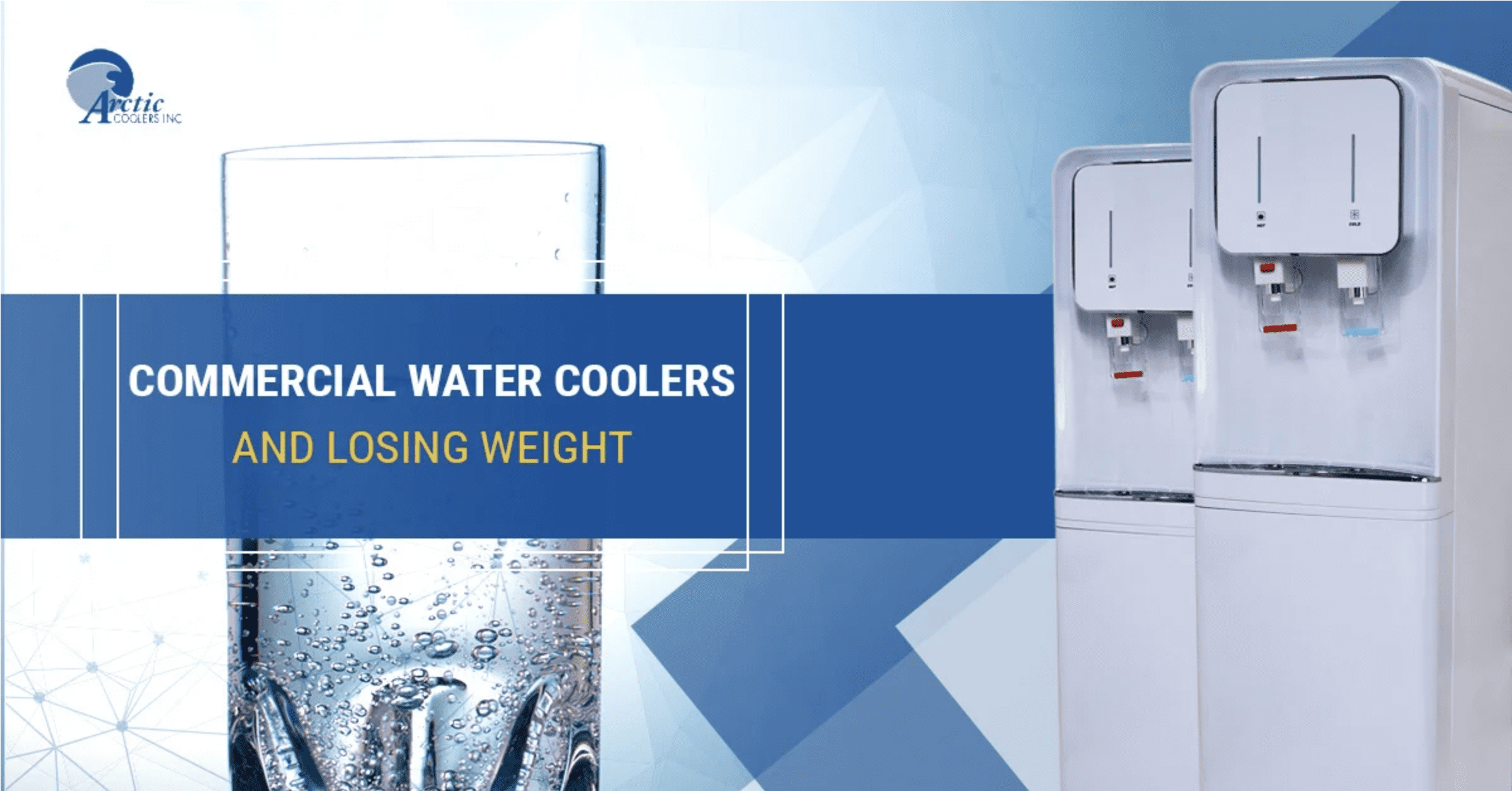 banner for Commercial water coolers and losing weight